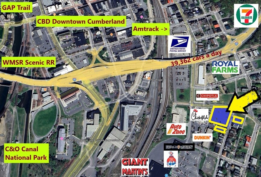 231 Williams St, Cumberland, MD à vendre - Photo principale – Image 1 sur 11