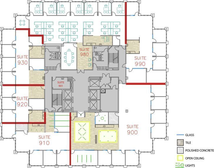 5 Park Plaza, Irvine, CA à louer Plan d’étage– Image 1 sur 1