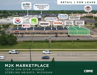 Plus de détails pour 35774 Van Dyke Ave, Sterling Heights, MI - Local commercial à louer