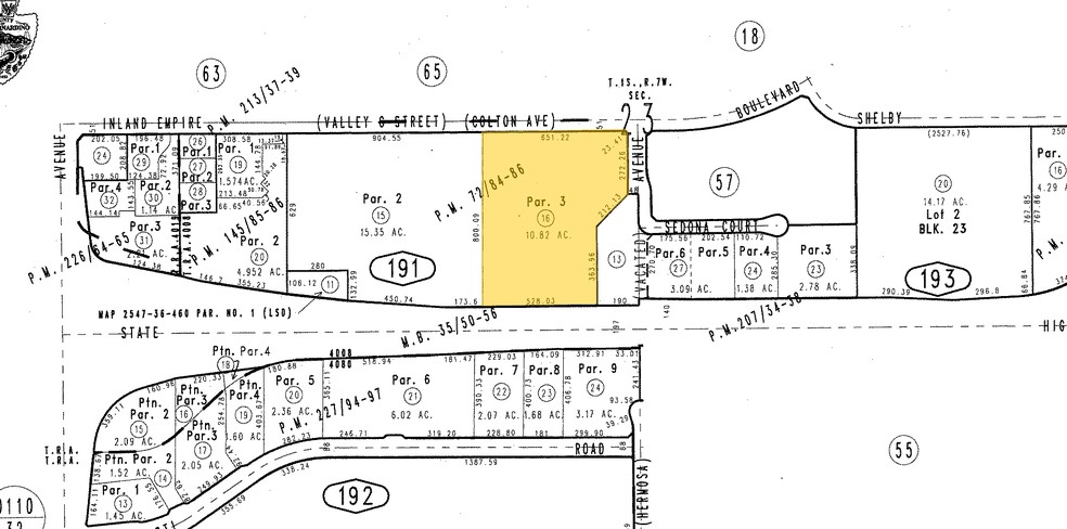 3002-3072 E Inland Empire Blvd, Ontario, CA à louer - Plan cadastral – Image 2 sur 5