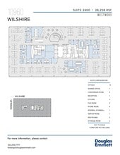 10960 Wilshire Blvd, Los Angeles, CA à louer Plan d’étage– Image 1 sur 1