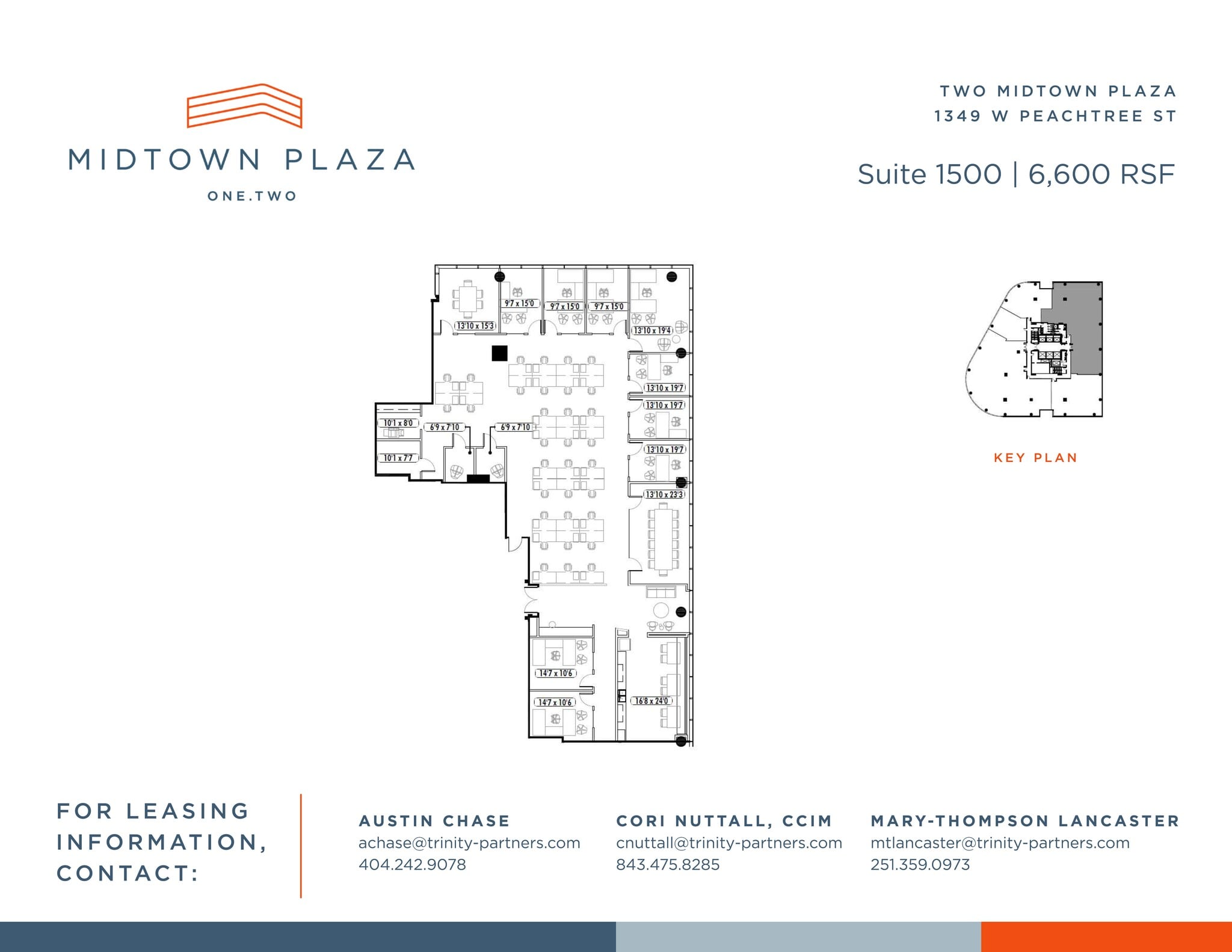 1360 Peachtree St NE, Atlanta, GA à louer Plan de site– Image 1 sur 1