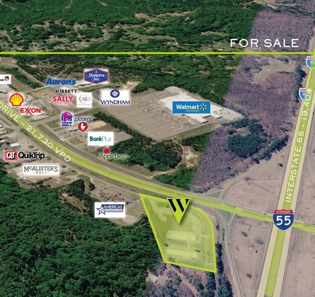 1673 Cecil Shelton Dr, Grenada, MS à vendre - Photo principale – Image 1 sur 1