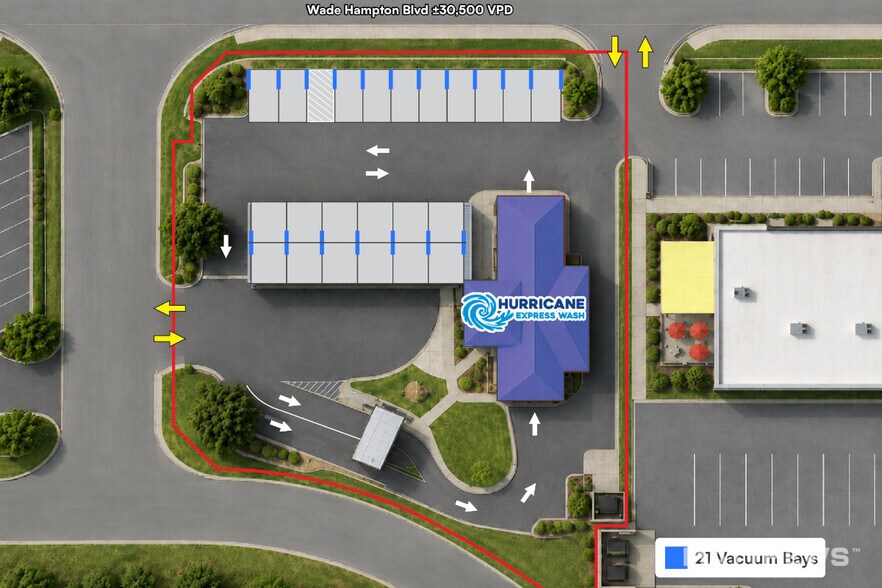 6050 Wade Hampton Blvd, Taylors, SC à vendre - Photo de l’immeuble – Image 3 sur 4