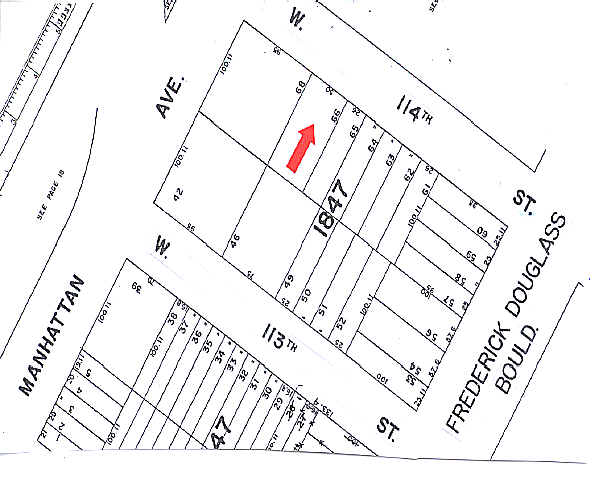 312 W 114th St, New York, NY à vendre - Plan cadastral – Image 2 sur 4