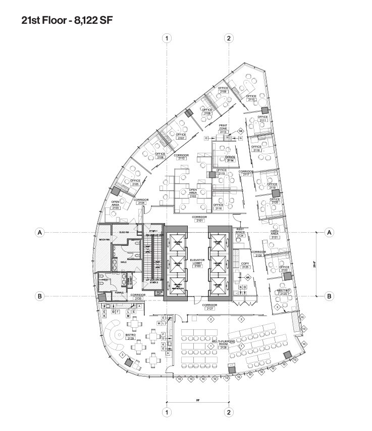 1021 W Hastings St, Vancouver, BC à louer Plan d’étage– Image 1 sur 1