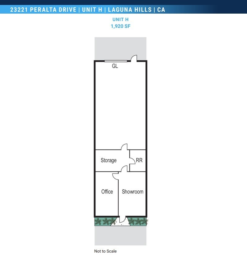 23221 Peralta Dr, Laguna Hills, CA à louer Plan d’étage– Image 1 sur 1