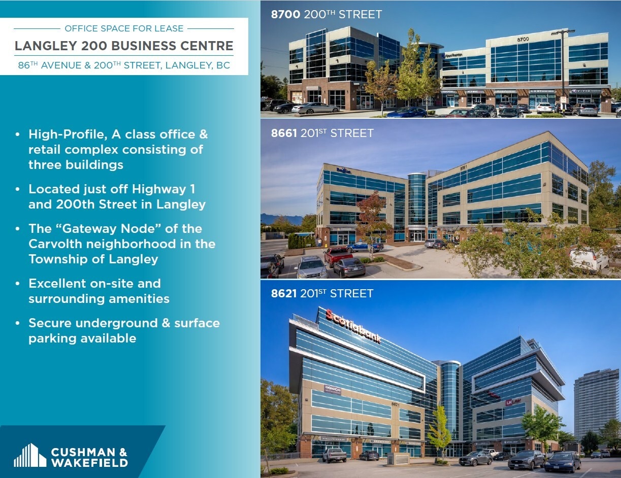 8700 200th St, Langley, BC à louer Photo de l’immeuble– Image 1 sur 1