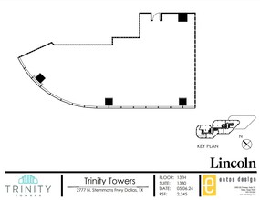 2777 N Stemmons Fwy, Dallas, TX à louer Plan d’étage– Image 1 sur 1