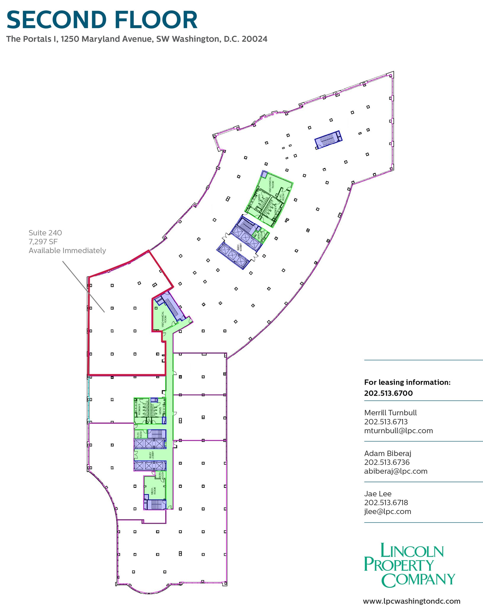 1250-1280 Maryland Ave SW, Washington, DC à louer Plan d’étage– Image 1 sur 1