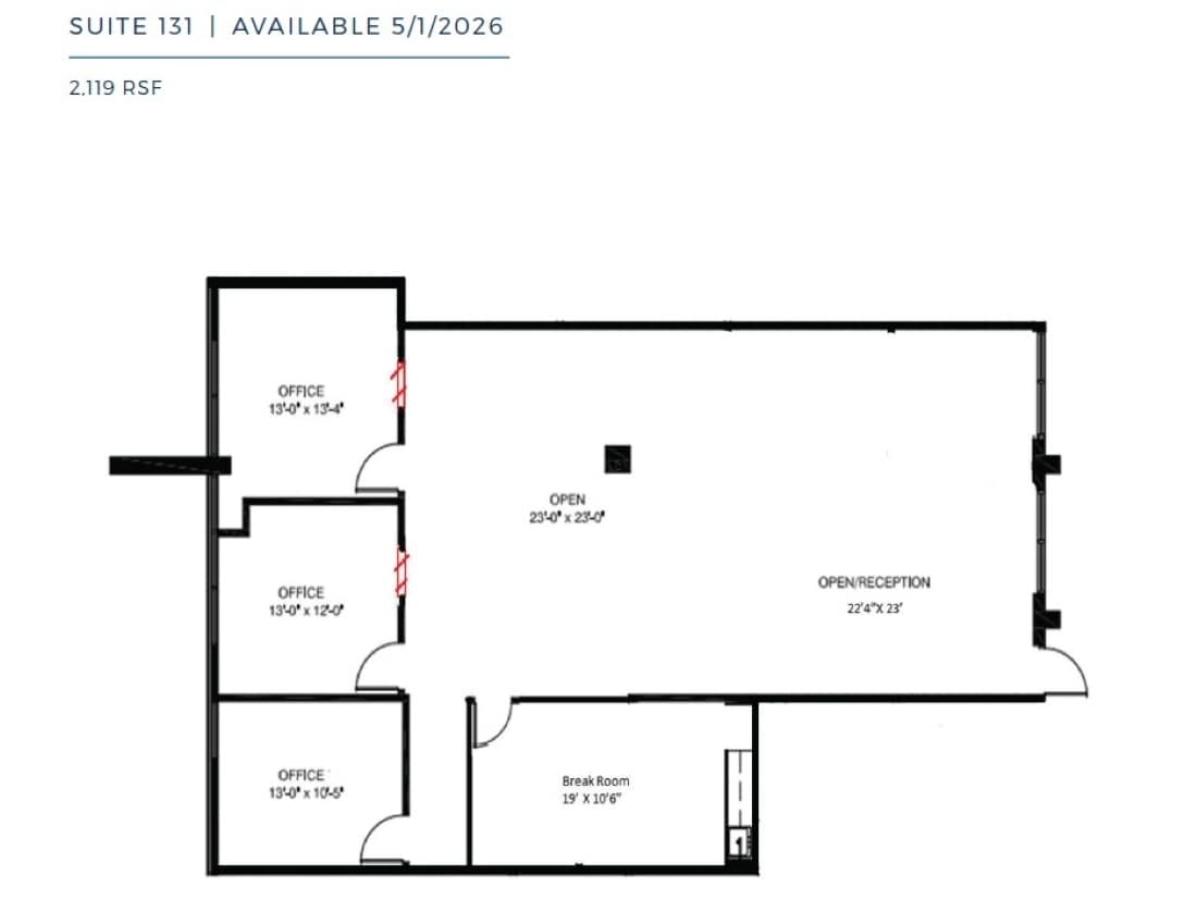 2630 West Fwy, Fort Worth, TX à louer Plan d’étage– Image 1 sur 1