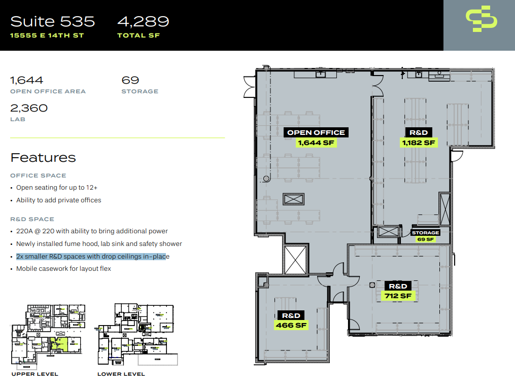 15555 E 14th St, San Leandro, CA à louer Plan d’étage– Image 1 sur 3