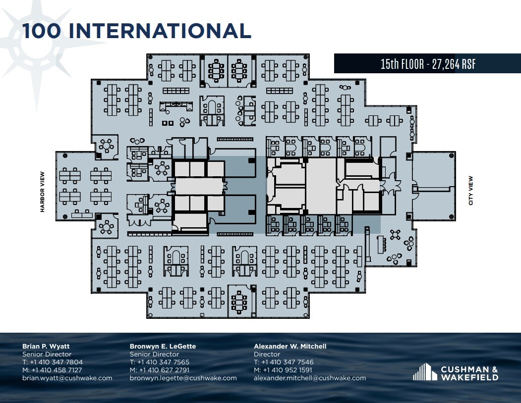 100 International Dr, Baltimore, MD à louer Plan d’étage– Image 1 sur 1
