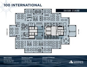 100 International Dr, Baltimore, MD à louer Plan d’étage– Image 1 sur 1