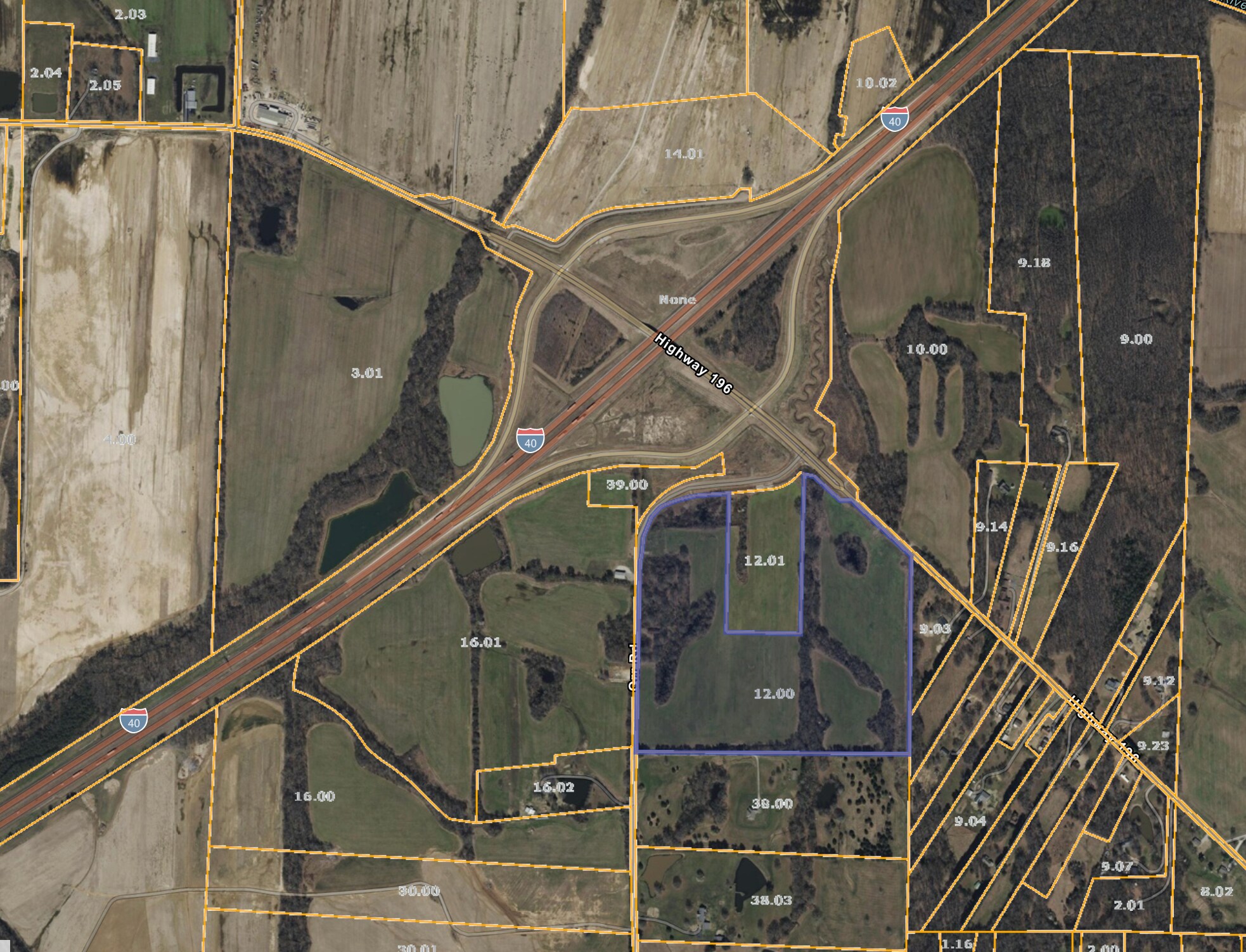 0 I-40 Hwy, Arlington, TN à vendre Aérien– Image 1 sur 3