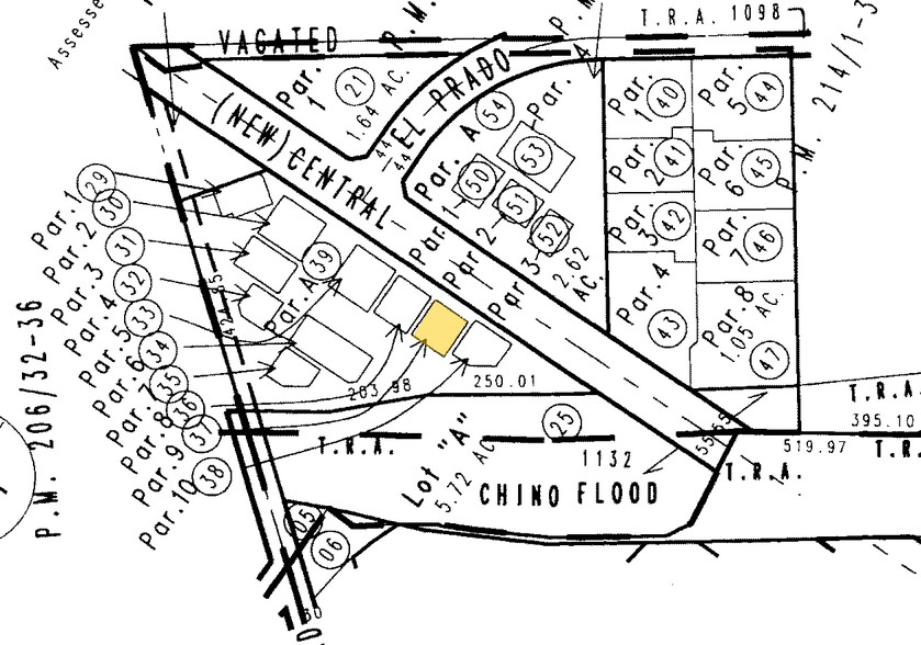 15338 Central Ave, Chino, CA à louer - Plan cadastral – Image 2 sur 7