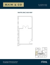 917 Franklin St, Houston, TX à louer Plan d’étage– Image 1 sur 1