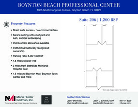 1325 S Congress Ave, Boynton Beach, FL à louer Plan d’étage– Image 1 sur 1