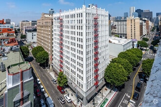 122 E 7th St, Los Angeles, CA - Vue aérienne vue de carte