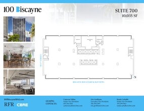 100 N Biscayne Blvd, Miami, FL à louer Plan de site– Image 1 sur 1