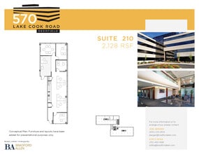 570 Lake Cook Rd, Deerfield, IL à louer Plan d’étage– Image 1 sur 1