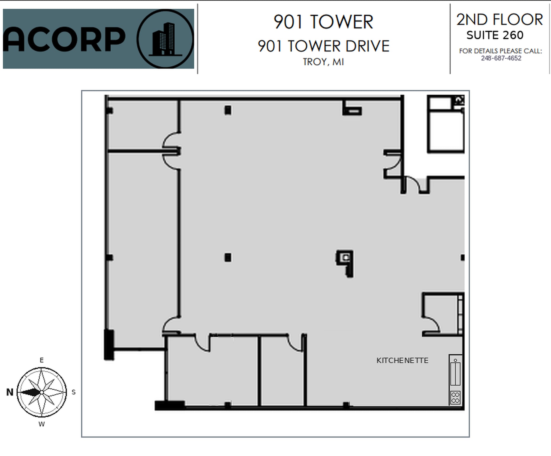 901 Tower Dr, Troy, MI à louer Photo intérieure– Image 1 sur 1