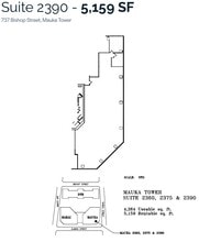 733 Bishop St, Honolulu, HI à louer Plan d’étage– Image 1 sur 1
