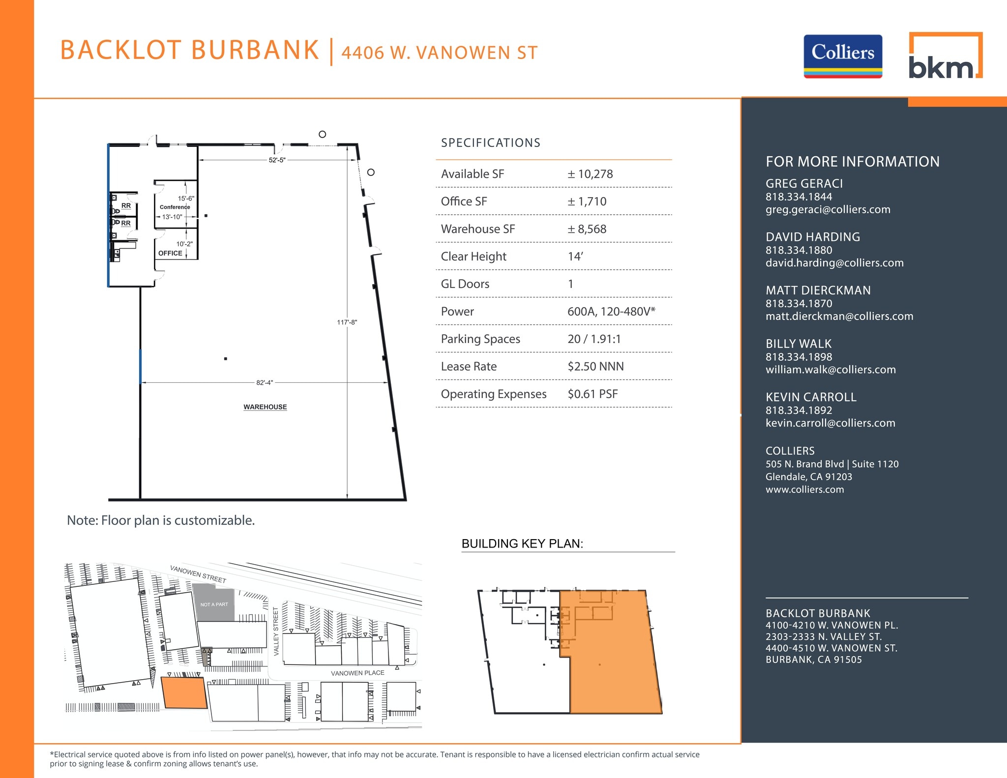 4406-4408 W Vanowen St, Burbank, CA à louer Plan de site– Image 1 sur 1