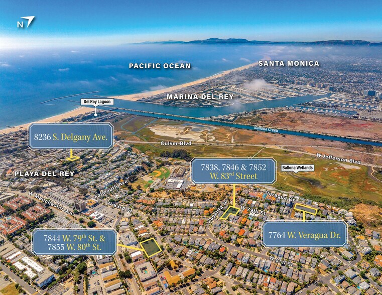 Playa del Rey Development Sites for SFH portefeuille de 6 biens à vendre sur LoopNet.fr - Aérien – Image 2 sur 8