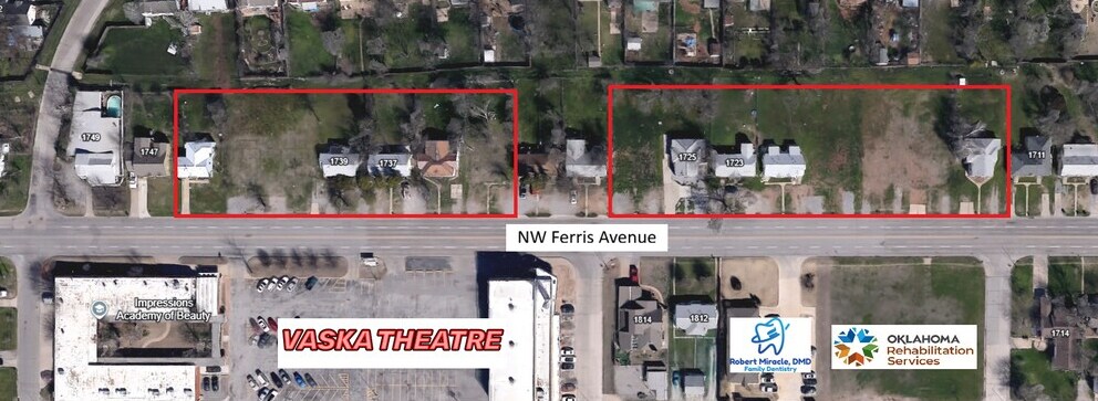 1713 NW Ferris Ave, Lawton, OK à vendre Aérien– Image 1 sur 2