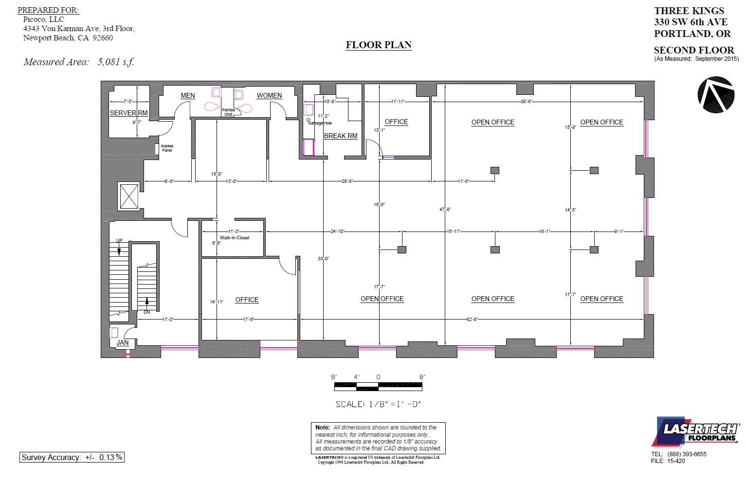 320 SW 6th Ave, Portland, OR à louer Plan d’étage– Image 1 sur 1