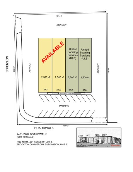 2401-2407 Boardwalk St, San Antonio, TX à louer - Plan de site – Image 2 sur 4
