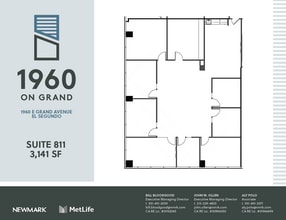 1960 E Grand Ave, El Segundo, CA à louer Plan d’étage– Image 1 sur 1