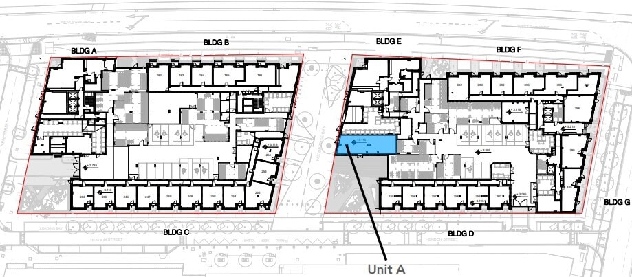 1 Hendon St, Londres à louer Plan d’étage– Image 1 sur 1
