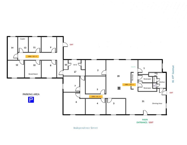 9595 W 49th Ave, Wheat Ridge, CO à vendre - Plan d’étage – Image 2 sur 19