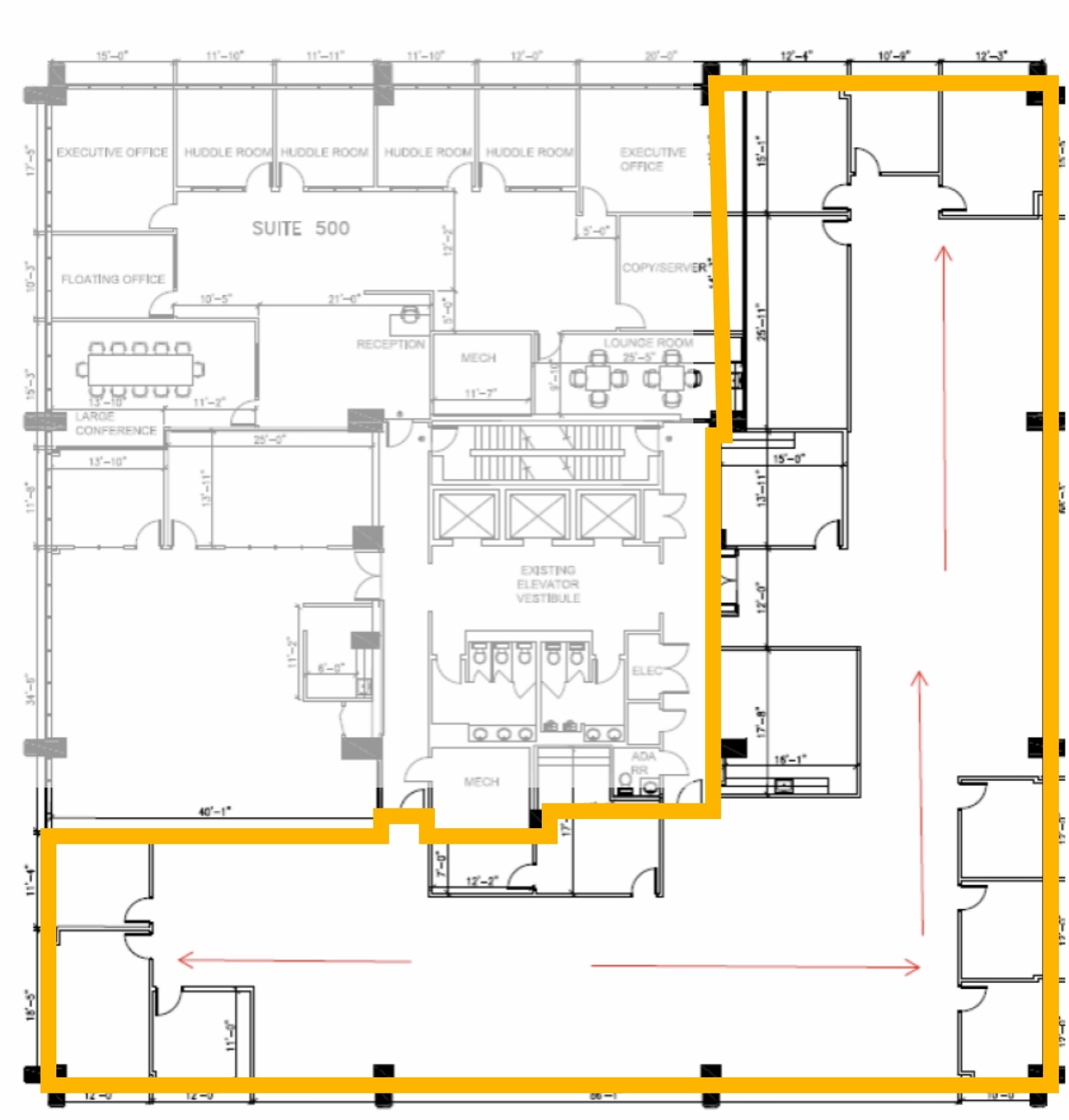 1410 N Westshore Blvd, Tampa, FL à louer Plan d’étage– Image 1 sur 7