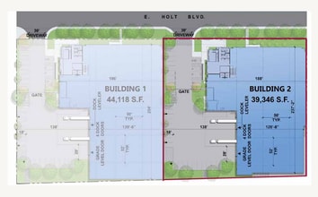 1650 E Holt Blvd, Ontario, CA à louer Plan de site– Image 2 sur 3
