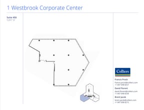 1 Westbrook Corporate Ctr, Westchester, IL à louer Plan d’étage– Image 1 sur 1