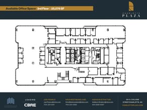 201 S College St, Charlotte, NC à louer Plan d’étage– Image 1 sur 1