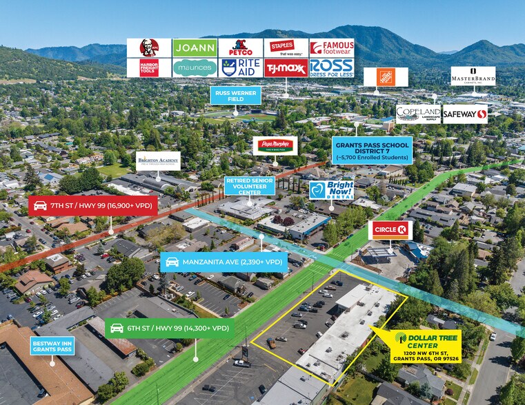 1200 NW 6th St, Grants Pass, OR à vendre - Photo de l’immeuble – Image 2 sur 3