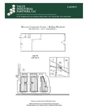 5400 Newport Dr, Rolling Meadows, IL à louer Plan d’étage– Image 1 sur 1