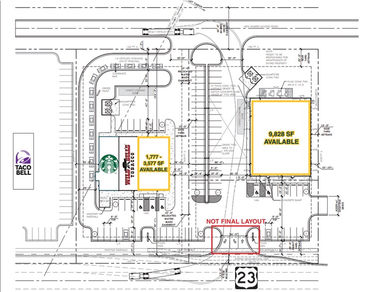 820 W Bay St, East Tawas, MI à louer - Plan de site – Image 2 sur 3