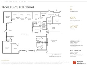 3350 Scott Blvd, Santa Clara, CA à louer Plan d’étage– Image 1 sur 5