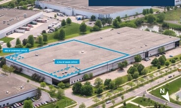 555 Remington Blvd, Bolingbrook, IL - VUE AÉRIENNE  vue de carte