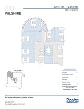 2001 Wilshire Blvd, Santa Monica, CA à louer Plan d’étage– Image 1 sur 1