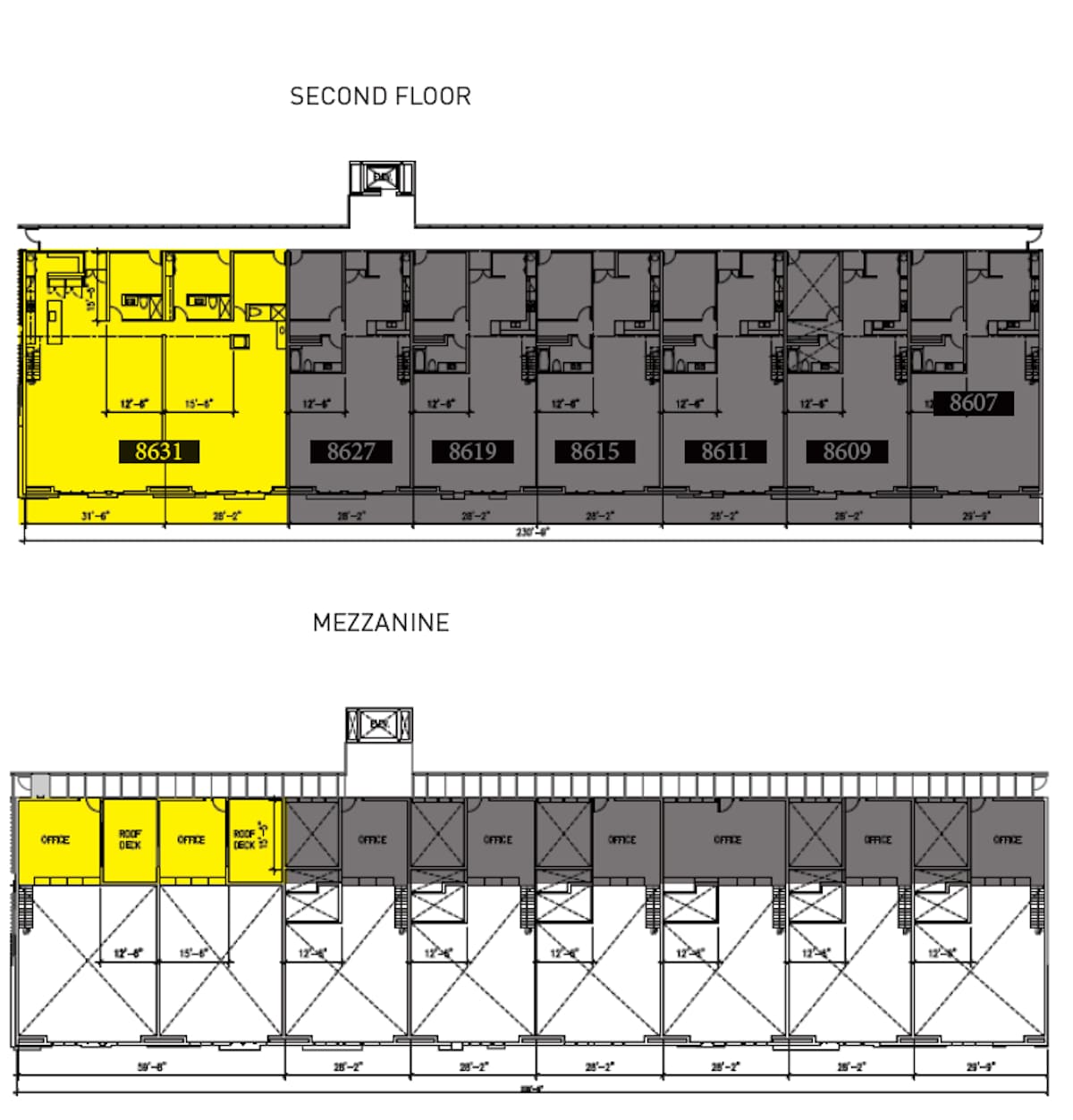 8601-8635 Washington Blvd, Culver City, CA à louer Plan d’étage– Image 1 sur 1