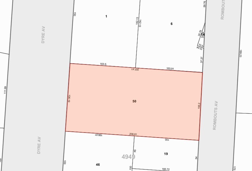 3664 Dyre Ave, Bronx, NY à louer - Plan cadastral – Image 2 sur 3