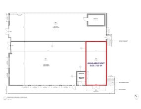 1000 Dundas St, Woodstock, ON à louer Plan d’étage– Image 1 sur 3