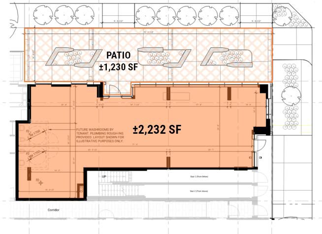 75 Oak St, Ottawa, ON à louer Plan d’étage– Image 1 sur 2