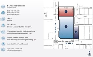 Plus de détails pour 1832 NE 20th St, Lancaster, CA - Terrain à louer